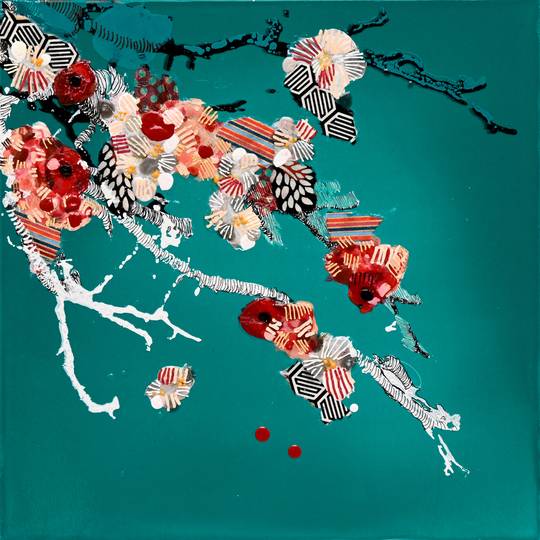 BRIGHT BLUE FLORAL, 2024