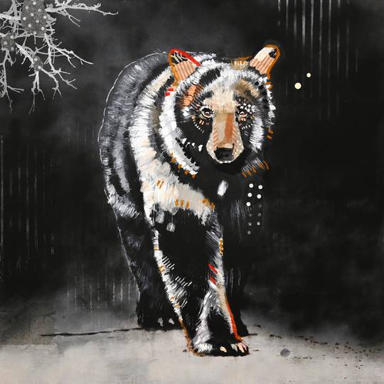 BLACK BEAR ROAD, DARK - WEST, 2024