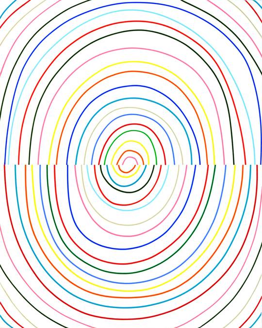 UPWARD SPIRAL (Rainbow), 2024