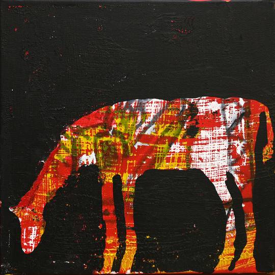 Tartan Horse #1, 2025