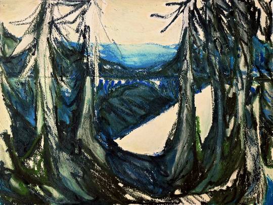 Work on Paper from Series of 55, Number 12, 2025