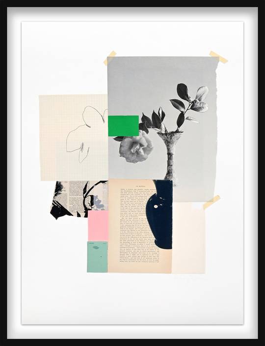 Deconstructed Bouquet (green + coral + green), 2026