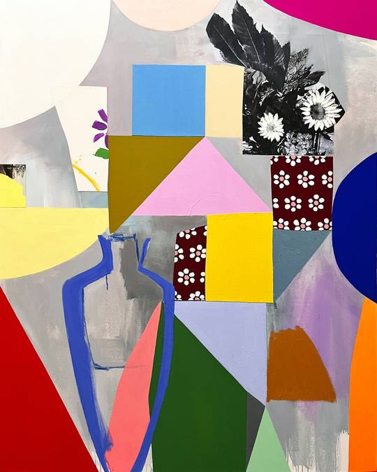 Deconstructed Bouquet (blue vase), 2026