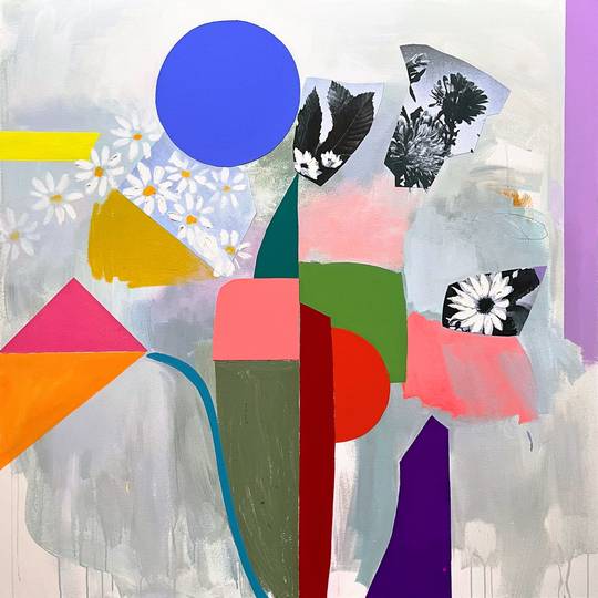 Deconstructed Bouquet (blue moon), 2025