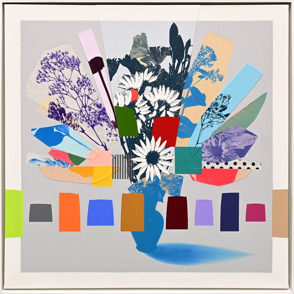 Vintage Bouquet (Blue Vase), 2026