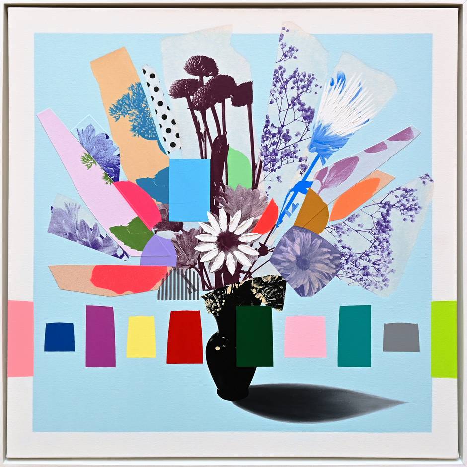 Vintage Bouquet (Black Vase), 2026