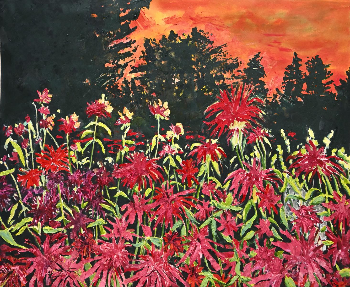 Monarda With Orange Sky AC-22-002, 2022