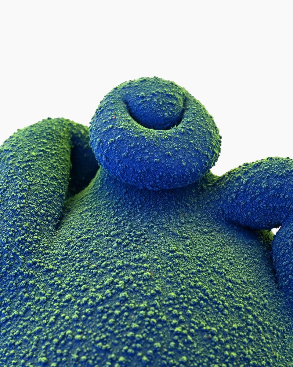 Blue & Green Anthropophora, 2021, image 2
