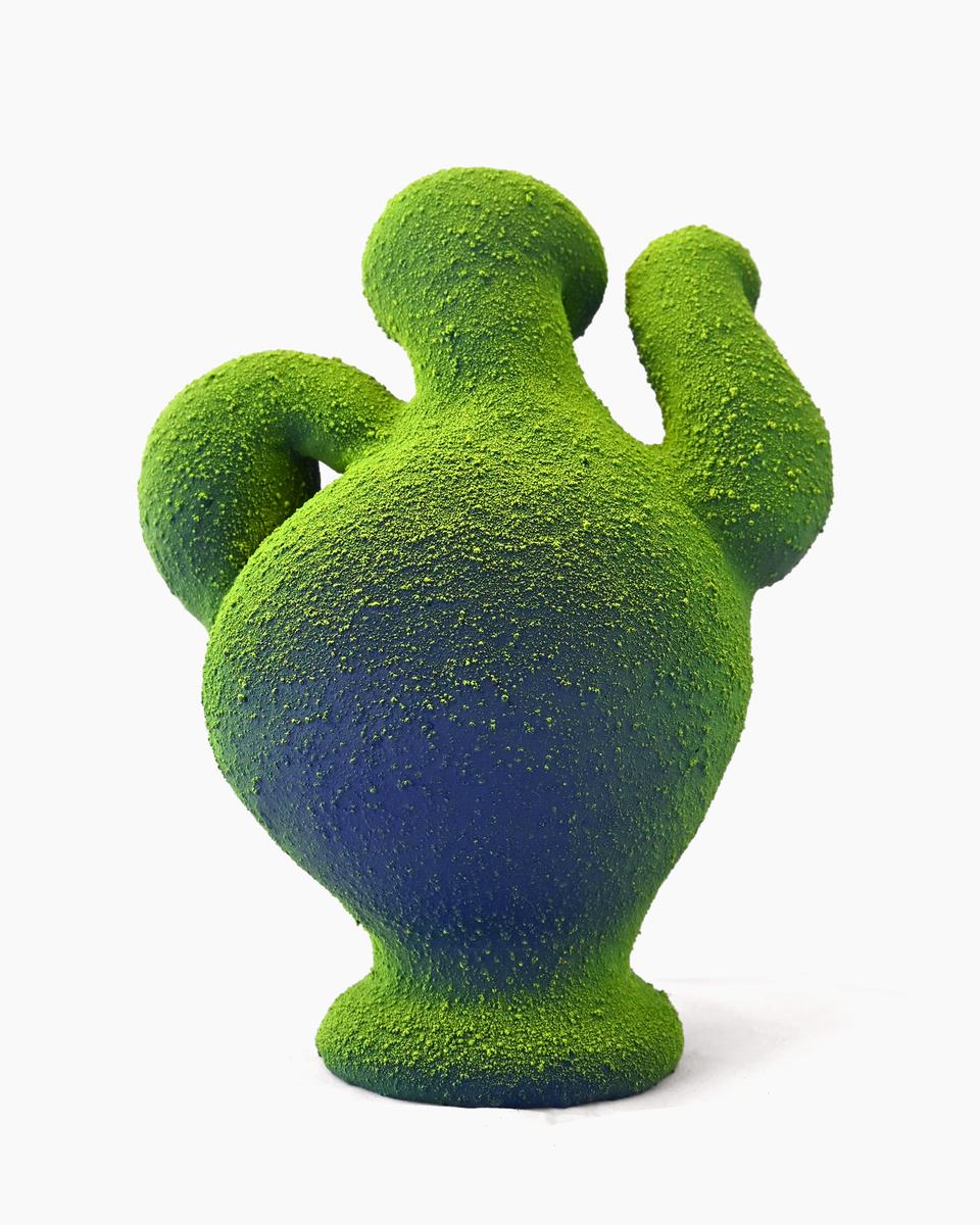 Blue & Green Teapot, 2023, image 3