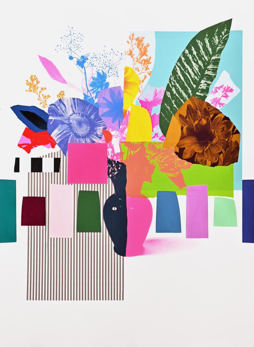 Paper Bouquet (Pink Square), 2023, image 2