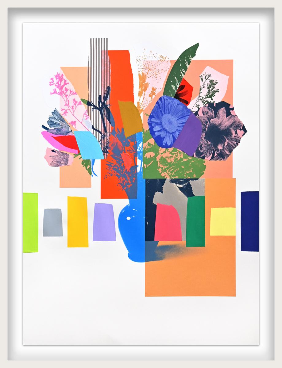 Paper Bouquet (Coral + Green Hydrangea), 2023