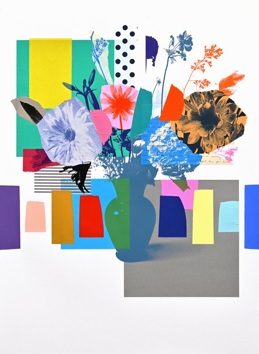Paper Bouquet (Pink + Red Flower), 2023