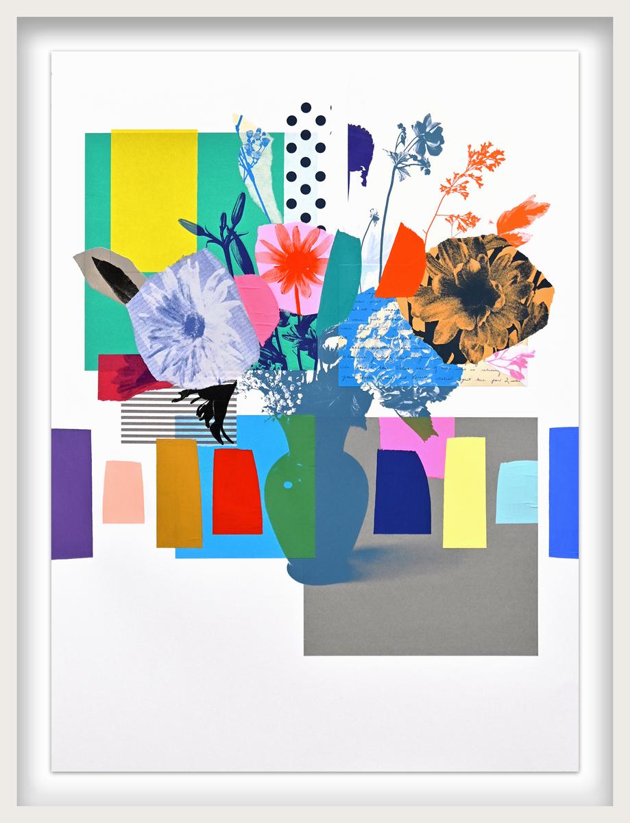 Paper Bouquet (Pink + Red Flower), 2023, image 2