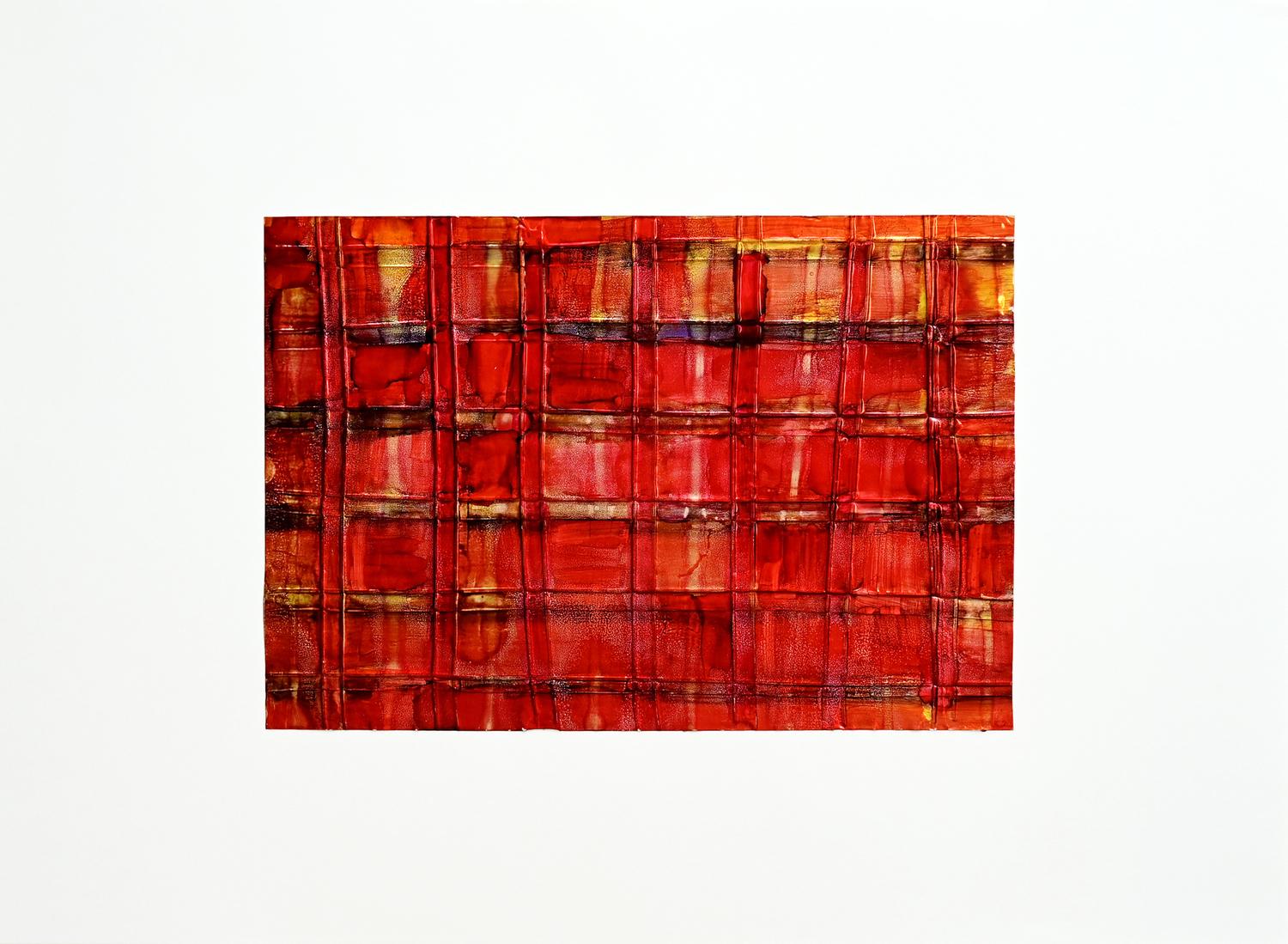Red Grid #1, 2024