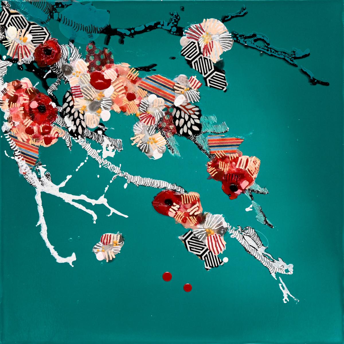 BRIGHT BLUE FLORAL, 2024