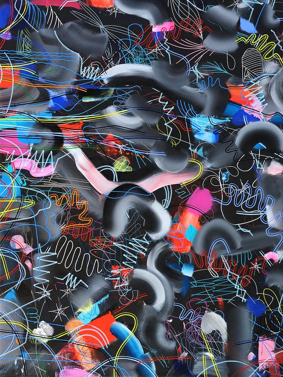 BLACK FREESTYLE (PINK SMOKE), 2024