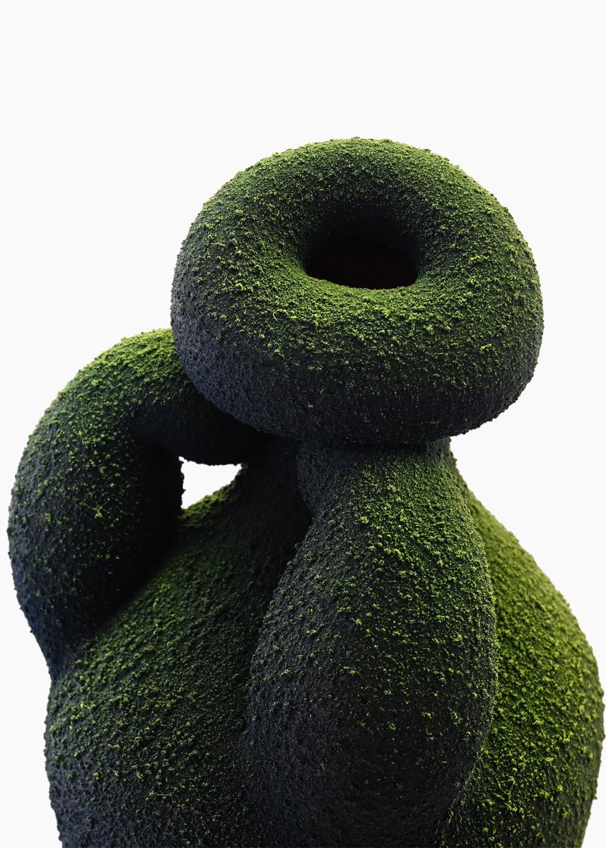 Black & Green Amphora, 2024, image 3