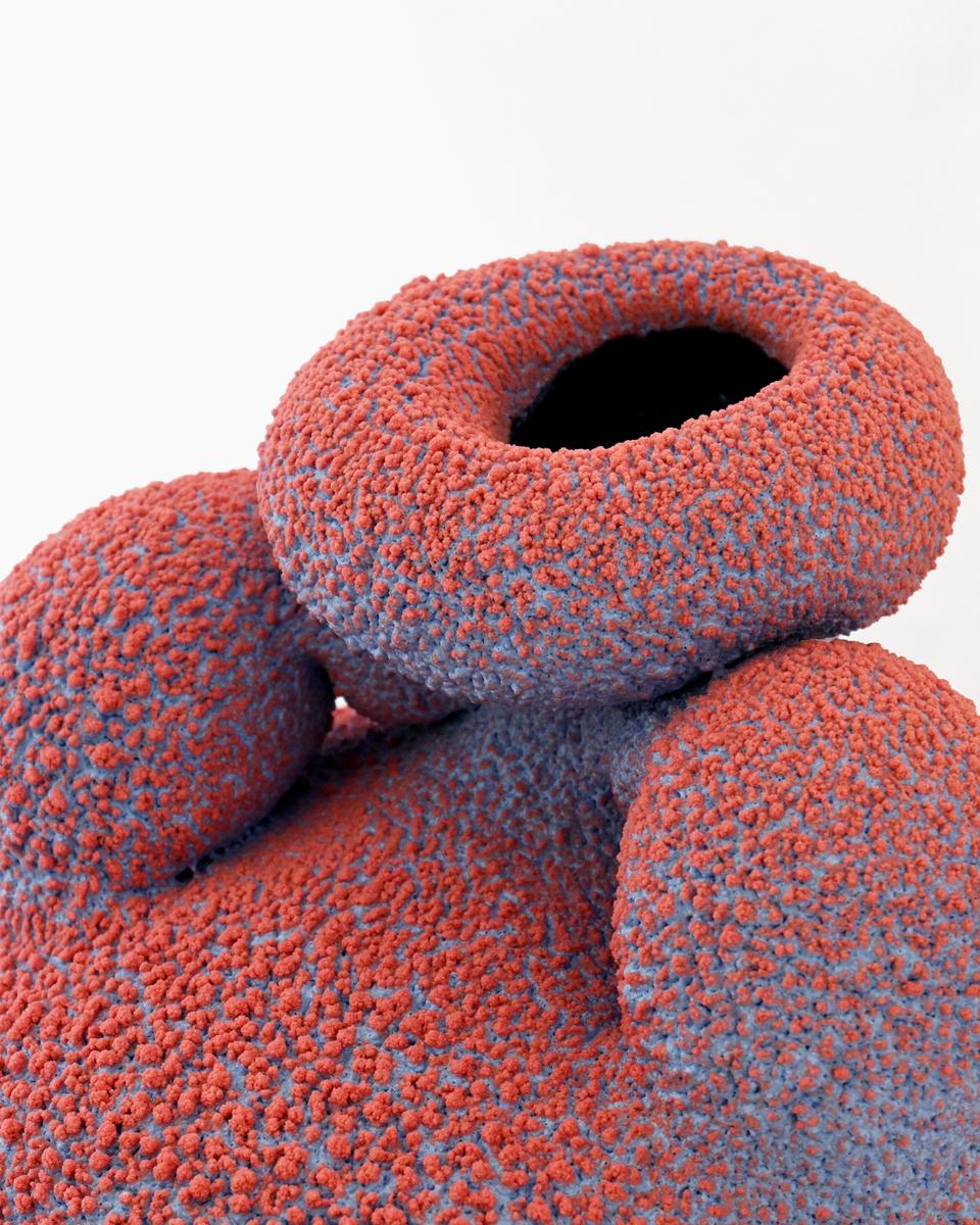 Light Blue & Light Red Amphora, 2024, image 2