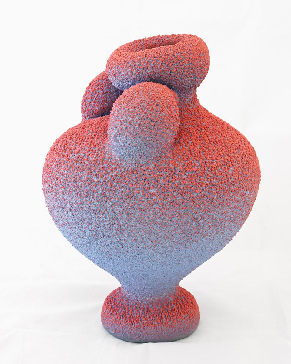 Light Blue & Light Red Amphora, 2024, image 3