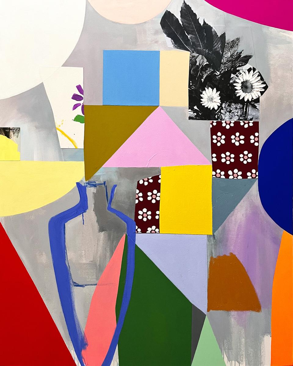 Deconstructed Bouquet (blue vase), 2026