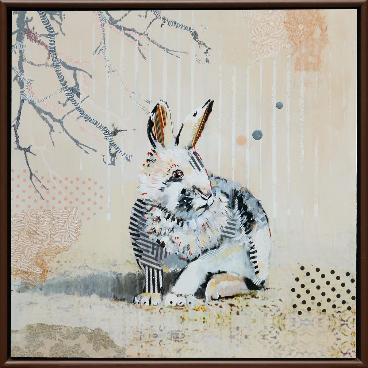 WAITING RABBIT-DOTS & STRIPES, 2020, image 2