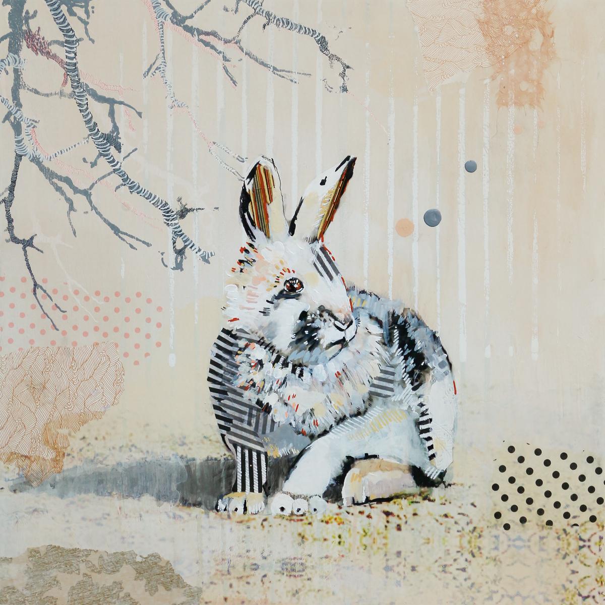WAITING RABBIT-DOTS & STRIPES, 2020